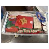 Tote w/Wrapping Paper & Christmas Bags