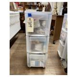 3 Drawer Plastic Organizer w/Extension Cords - Pai