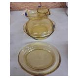 5pc - Mexico Glass Baking Pans