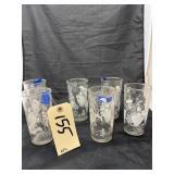 6 - Glass Cups