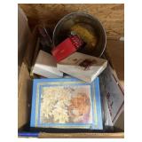 Box w/Christmas Ornaments - Bucket - License Plate