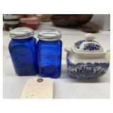Blue Salt & Pepper - Royal Homes of Britain Sugar