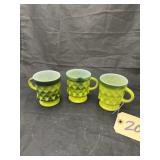 3 - Fireking Coffee Cups