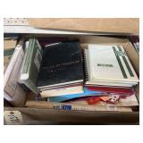 Box w/Yearbooks - Curtains - Gift Bags