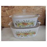 2pc - Corning Ware Casserole Pans