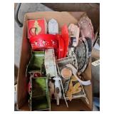 Box w/Christmas Dï¿½cor - Jars - Cow Dï¿½cor & More