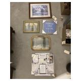 5 Pcs - Pic Frames - Mirror - Wall Hanging