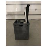 Plastic Bin w/Vacuum - Wrapping Paper