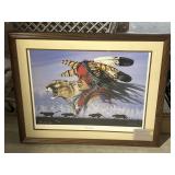 Framed Pic - Panther War Chief by Enoch Haney