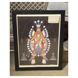 Framed Pic - War Dancer Plains Indian Dancer