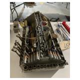 Carrier w/Assorted Ratchet/Sockets - Pliers