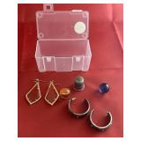 Thimble - Marbles - 2 Pr Earrings