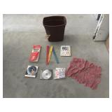 Plastic Trash Bin - Rulers - Map - Pic Frames