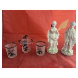 5 Pcs - Figurines - Candle Holders