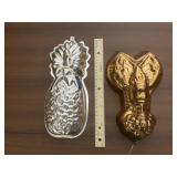 2 - Copper Jello Molds