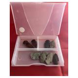 Case of Assorted Arrowheads