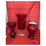 3 - Red Vases