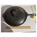 Deep Cast Iron Skillet w/Lid