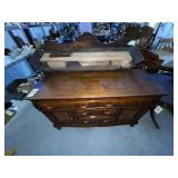 4-Drawer 2-Door Dresser 56"L x 19"W x 37"H