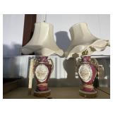 2 - Table Lamps w/Shades - As Is