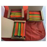 3 Boxes Unsharpened Pencils