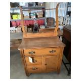 Vintage Wash Stand 30"L x 17"W x 53"H