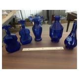 5 - Blue Vases & Bottle