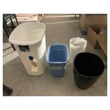 Assorted Trash Cans