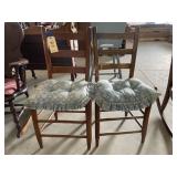 2 - Wooden Chairs