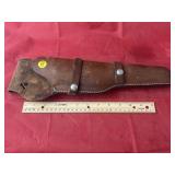 Long Barrel Pistol Leather Holster