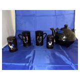 5 Pcs - Salt/Pepper & Teapot