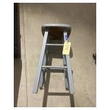 Wooden Counter Stool 24"H