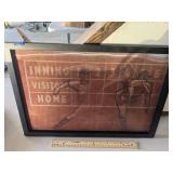 Baseball Wall Hanging