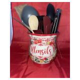 Pioneer Women Utensil Holder w/Utensils
