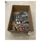 Box of Hot Wheels Cars & More