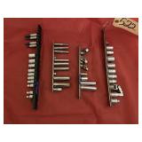 4 pcs - Socket Sets & Holders - some missing