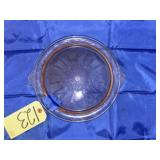 Pink Depression Glass Serving Platter
