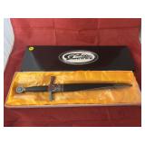 Gold Crusader Dagger in Sheath