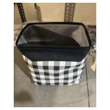 Cloth Bin w/ Mini Perfume Bottles & Makeup