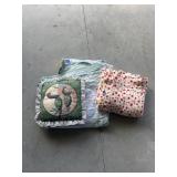 3 Pcs - Machine Stitched Quilt - Fleece Blanket