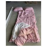 Pink Comforter Set & Quilt - As Is
