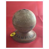 World Champion Baseball Bank metal