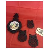 4 - Cast Iron Trivets