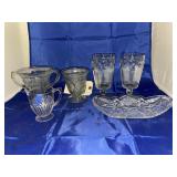 6 Pcs - Creamer - Stemware - Banana Split Dish