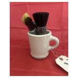 Shaving Mug & Brushes