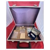 Breifcase w/ Costume Jewelry, Wollensak 6.5mm Lens