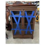 Wooden Display Cabinet 30"L x 10"W x 44"H