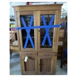 Wooden Cabinet 37"L x 16"W x 68"H