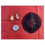 Bag w/Pins - Watch - Doily