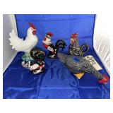 5 Pcs 0 Rooster Dï¿½cor